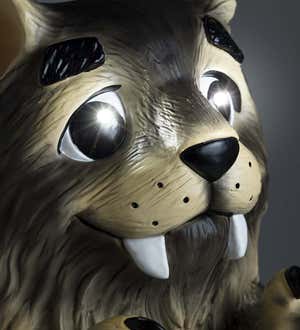 Indoor/Outdoor Lighted Werewolf Shorty Halloween Statue