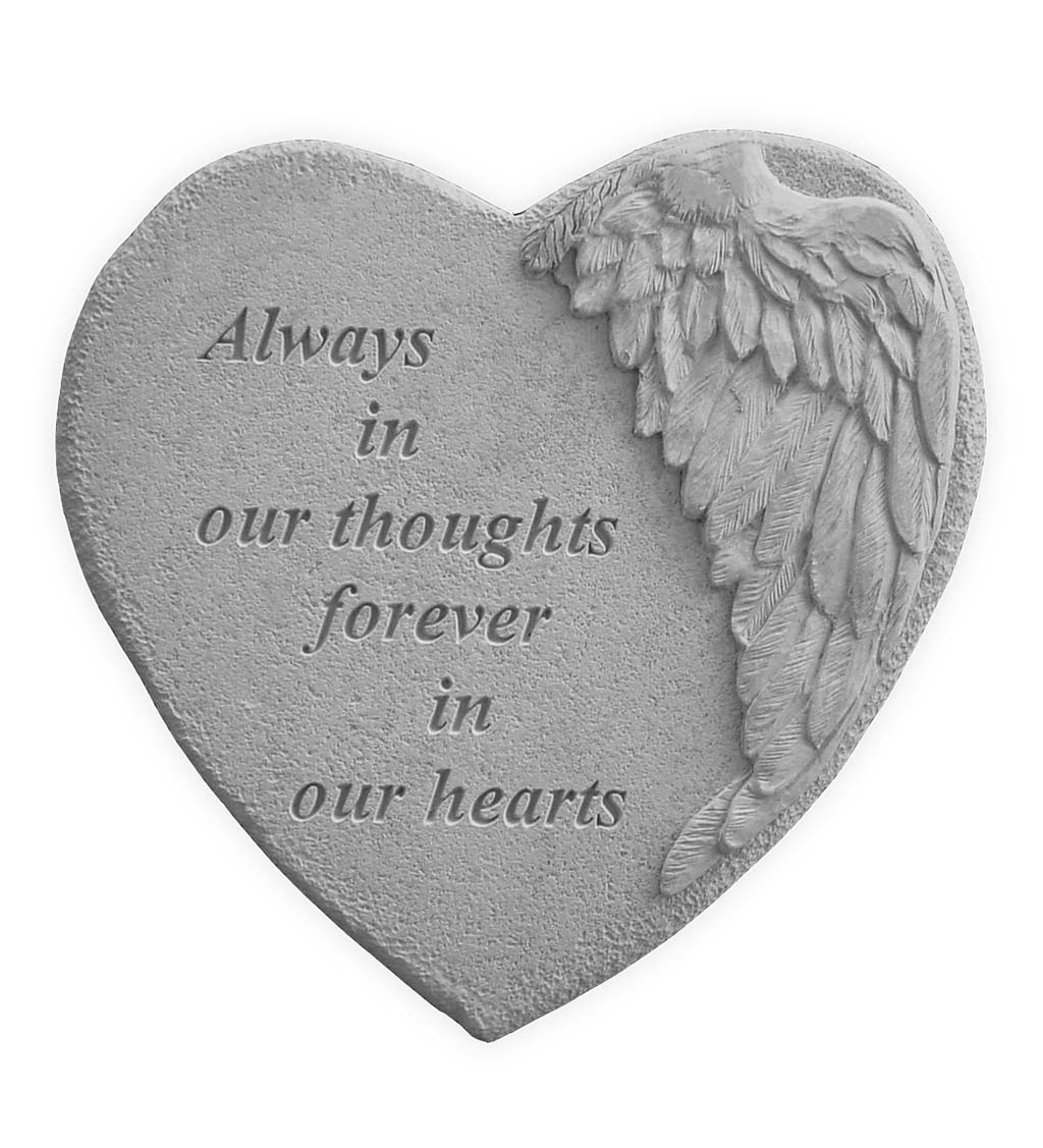 Always Heart Memorial Garden Stone