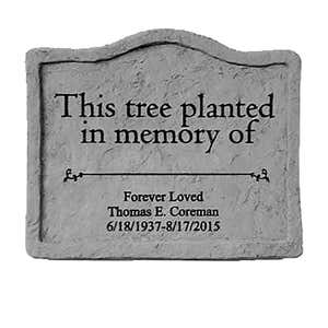 Personalized This Tree Memorial Garden Stone
