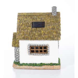 Miniature Fairy Garden Solar English Stone Cottage