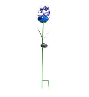 Solar Butterfly Flower Garden Stake