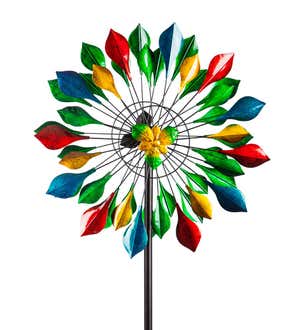 Multicolor Fragments Metal Wind Spinner