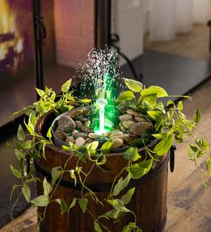 Hydria Cordless Rechargeable Smart Fountain Water Feature Kit