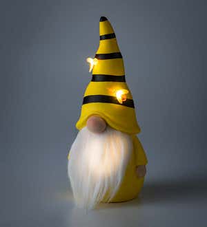 Indoor/Outdoor Bee Gnome Statue