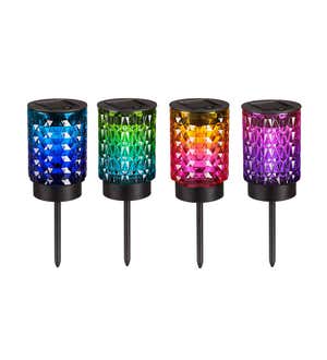 Colored Solar Pathway Lights