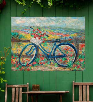 Country Bike Indoor/Outdoor Canvas Wall Art