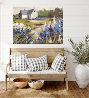 Meadow Blue Indoor/Outdoor Canvas Wall Art