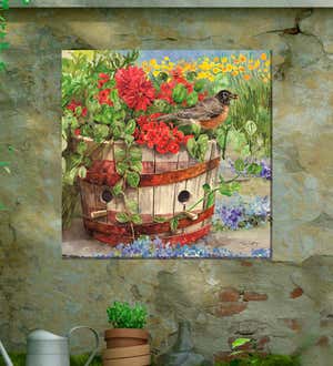 Robin's Nest Indoor/Outdoor Canvas Wall Art