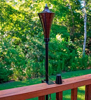 4-in-1 Garden Torches, Set of 4