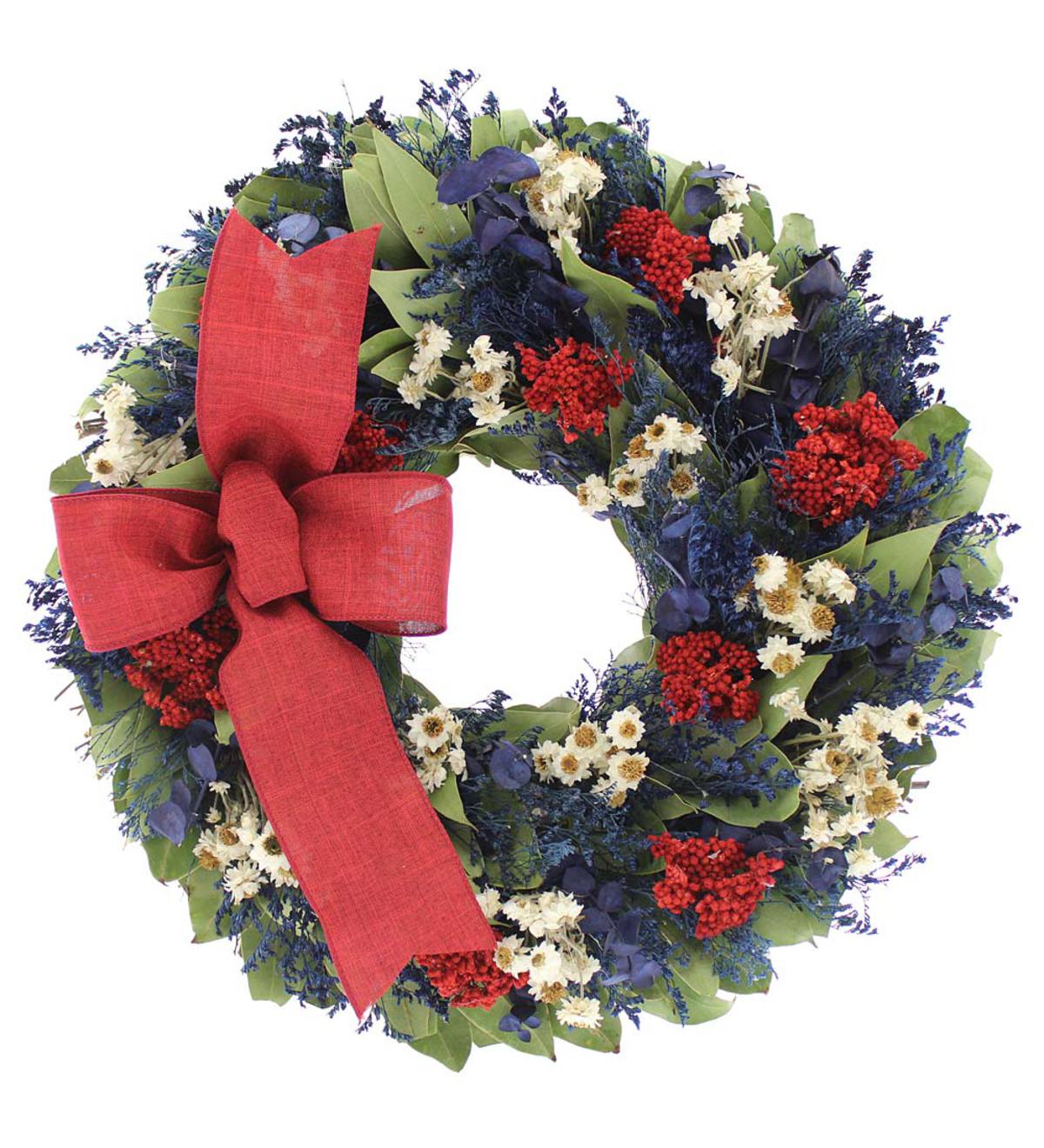 Americana Indoor Wreath, 16"