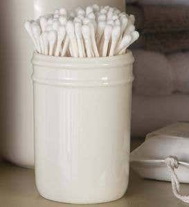 Large Ceramic Creamware Jar