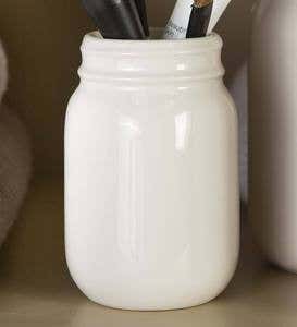 Large Ceramic Creamware Jar