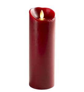 LED Pillar Candle with Auto-Timer, 7"H
