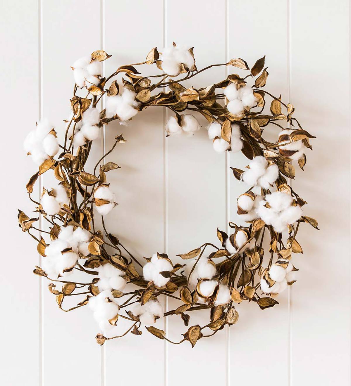 Decorative Cotton Wreath