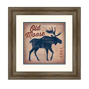 Old Moose Trading Framed Wall Art