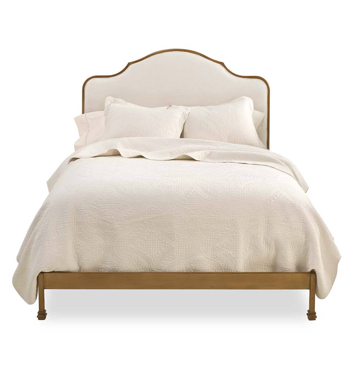 Alexa Queen Bed with Upholstered Headboard