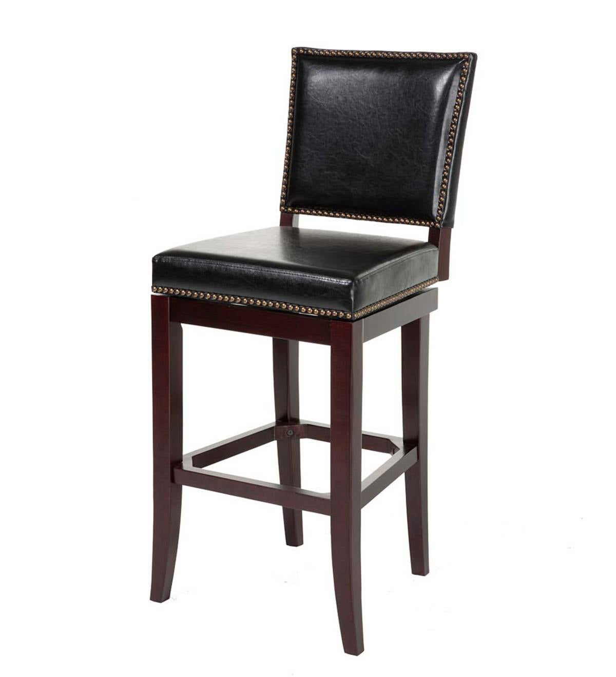 Faux Leather-Upholstered Tyson Bar Stool
