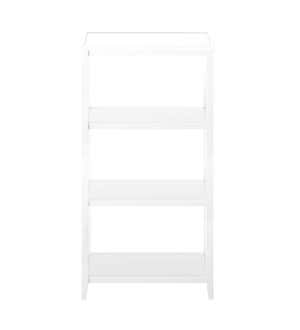 Farmhouse Three-Shelf Tall Bookcase Storage Rack