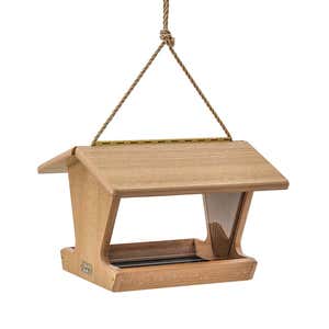 Recycled Poly-Lumber Hopper-Style Bird Feeder