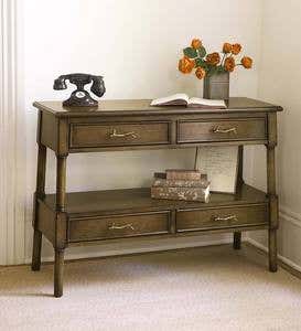 Whispering Pines Console Table with Four Drawers