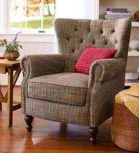 Madison Upholstered Wingback Chair