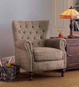 Madison Upholstered Wingback Chair