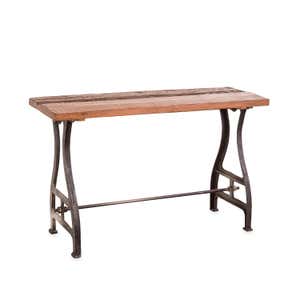 Birmingham Console Table in Reclaimed Wood and Metal
