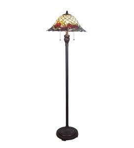 Chesterfield Tiffany Style Stained Glass Floor Lamp