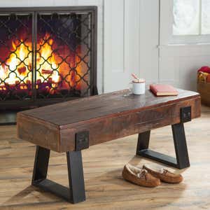 Richland Indoor/Outdoor Reclaimed Wood Bench