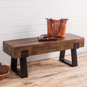 Richland Indoor/Outdoor Reclaimed Wood Bench