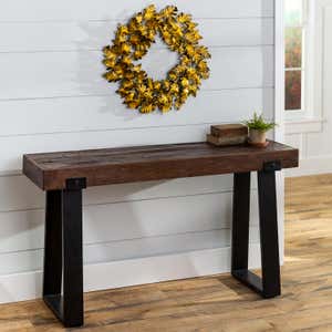 Richland Indoor/Outdoor Reclaimed Wood Console Table