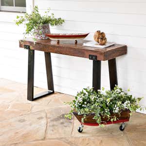 Richland Indoor/Outdoor Reclaimed Wood Console Table