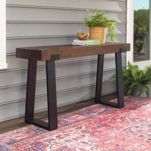 Richland Indoor/Outdoor Reclaimed Wood Console Table