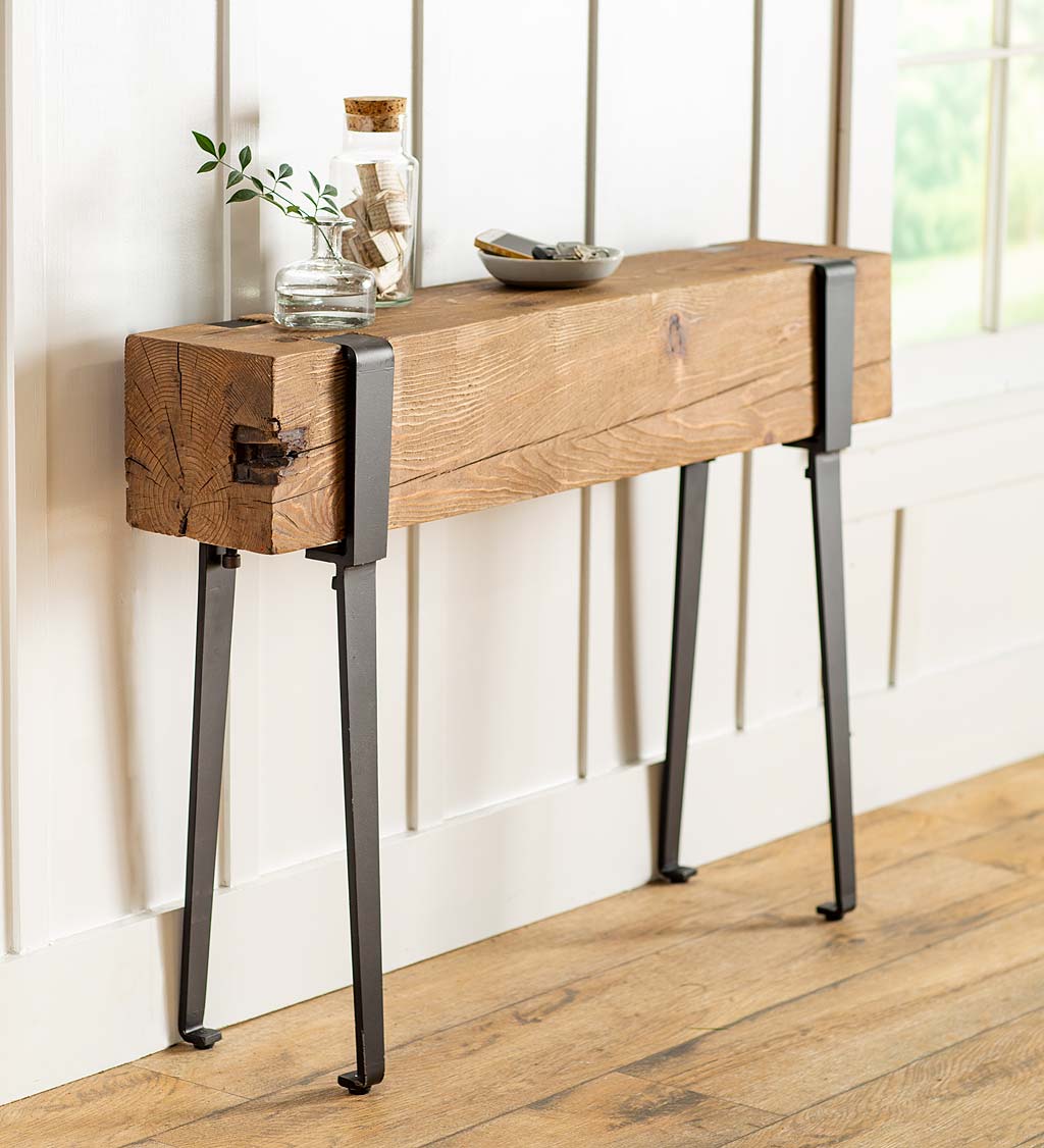 Youngstown Foundry Reclaimed Wood Console Table
