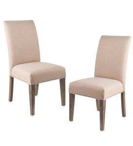 Deep Creek Upholstered Dining Chairs, Set of 2 - Oatmeal