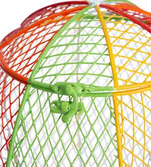 Hot Air Balloon Large Capacity Mesh Bird Feeder