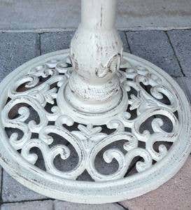 English Ivy Metal Birdbath