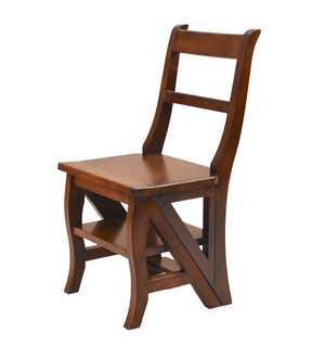 Reproduction Parawood Ben Franklin Convertible Ladder Chair