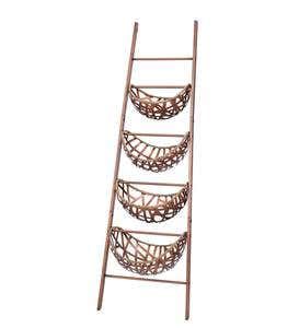 Hanging Basket Storage Ladder