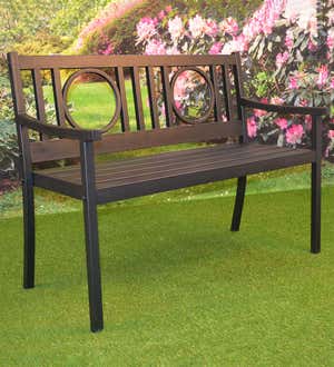 Grayson Steel Garden Bench