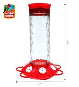 Diamond 30-Ounce Glass-Bottle Hummingbird Feeder