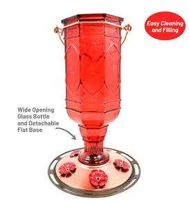 Jewel Vintage Style 20-Ounce Hummingbird Feeder