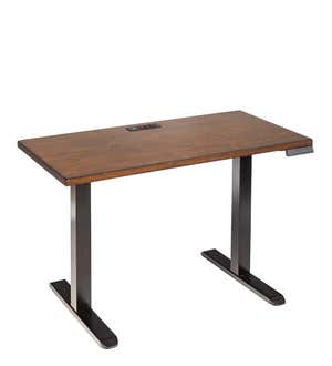 Adjustable Height Electric Desk with Power Station