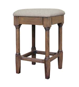 Laurel Ridge Farmhouse Collection Shelby Backless Counter and Bar Stools