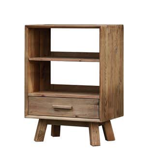Rowan Ridge Reclaimed Pine Bookcase with Drawer