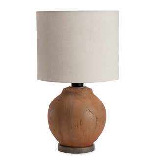 Outdoor Terra Cotta Style Table Lamp