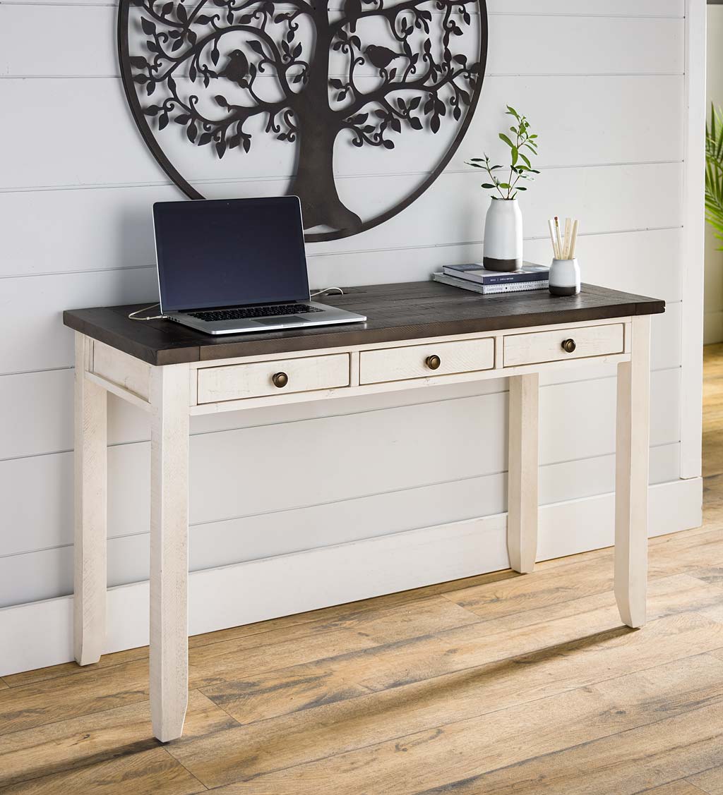 Cape Charles Reclaimed Wood Power Station Desk