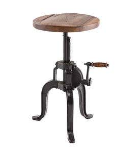 Allegheny Reclaimed Wood Adjustable Height Crank Table