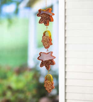 Mesh Leaves Buffet Bird Feeder