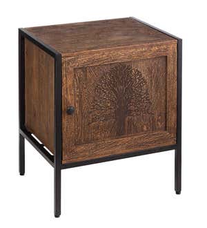 Tree of Life Table With Storage Cabinet